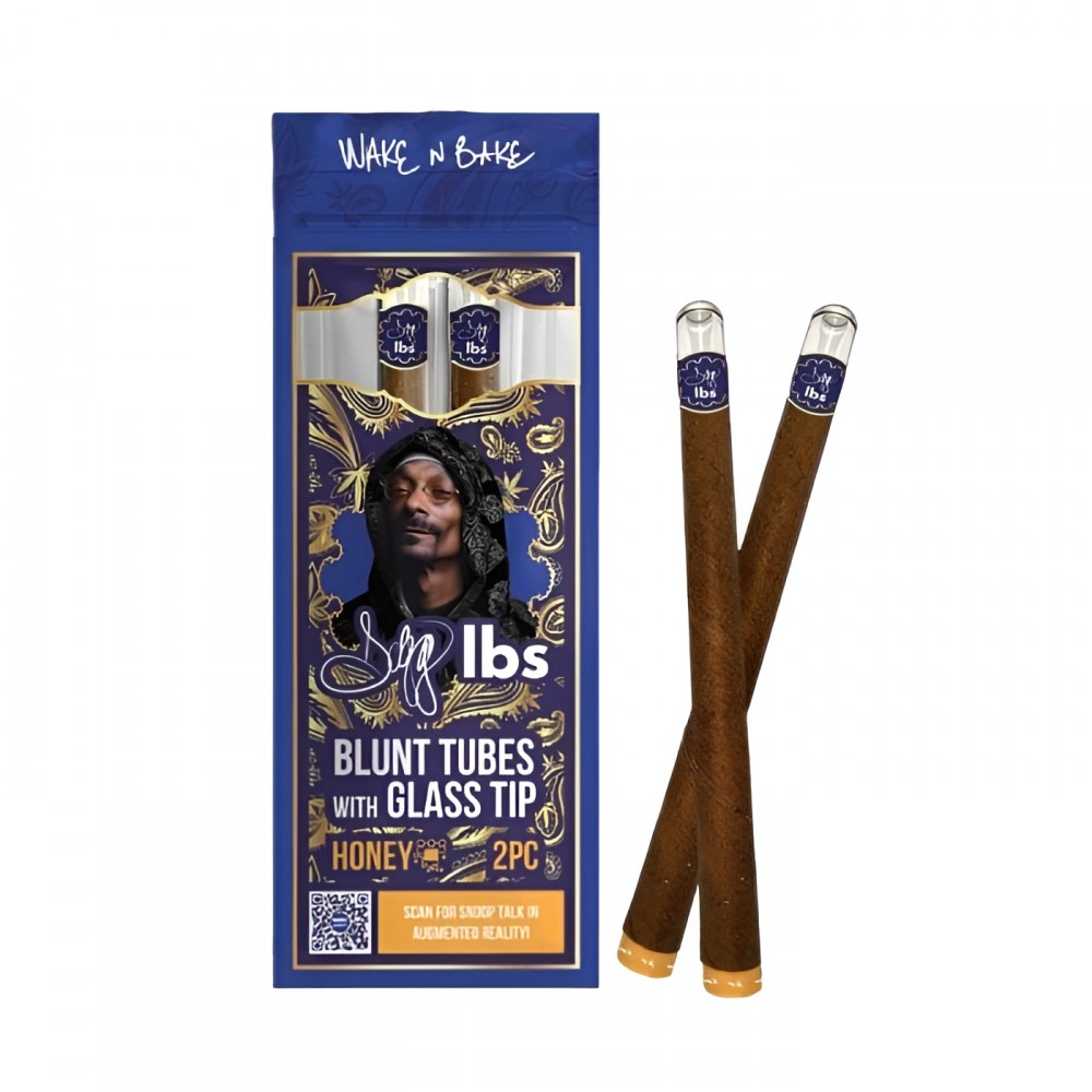 Snoop Dogg Lbs Blunt Tubes w/Glass Tips 10ct Display Skygate Wholesale